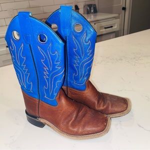 Big Boys Cowboy Boos Size 4 Kids Western Cody James